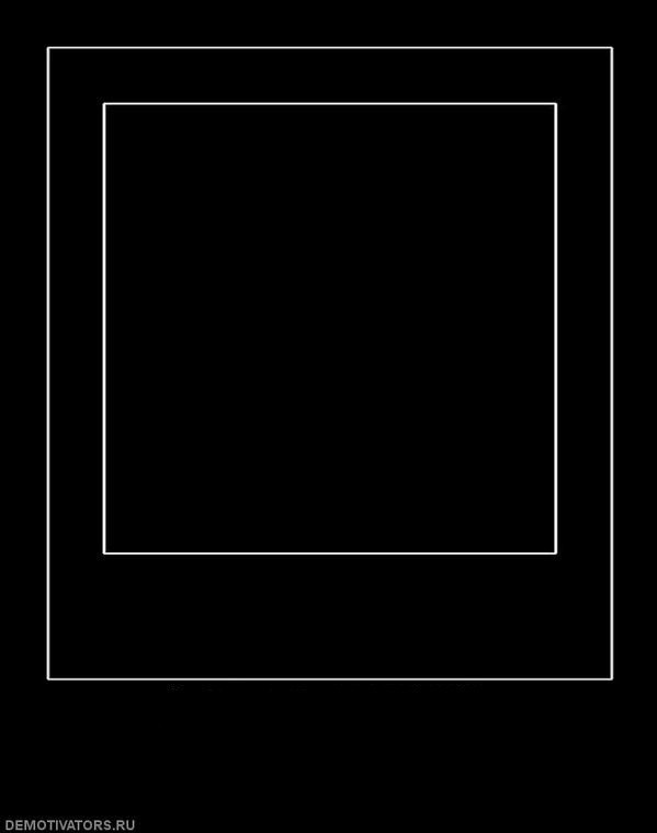 Create meme: black frame meme, black square, black frame for memes