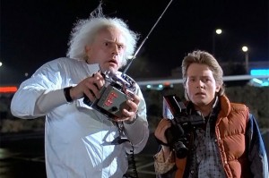 Create meme: in the future, back to the future, Marty McFly