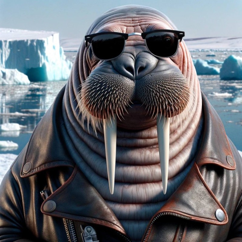 Create meme: walrus , the Atlantic walrus, funny walrus