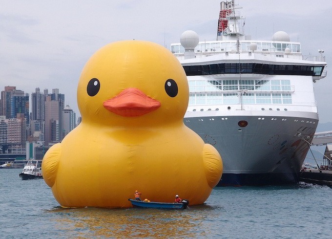 Create meme: yellow duck , rubber duck, big duck 