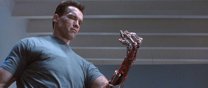 Create meme: Arnold Schwarzenegger terminator , Arnold Schwarzenegger terminator 2, schwarzenegger terminator hand