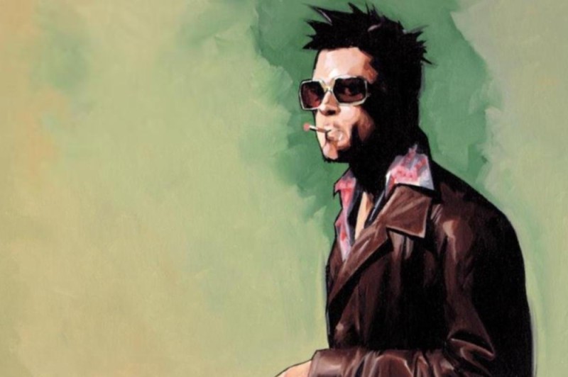 Create meme: brad pitt Tyler Durden, tyler durden art, Tyler durden