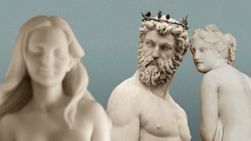 Create meme: greek gods of sculpture, classical sculpture, the sculpture of the Greek