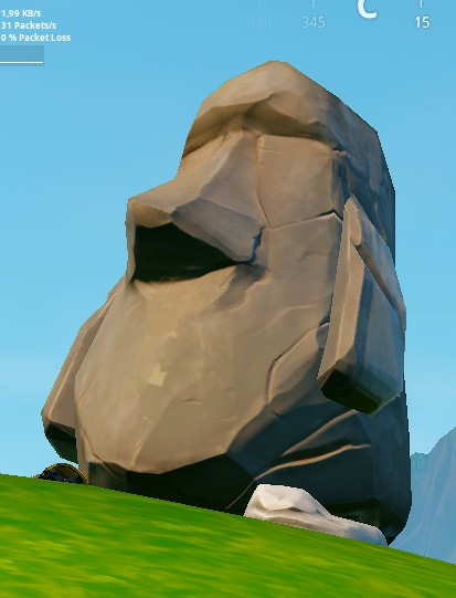 Create meme: fortnite statue, screenshot , fortnight stone statues