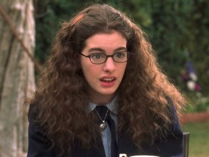 Create meme: the Princess diaries scary, MIA Thermopolis, MIA Thermopolis in the glasses