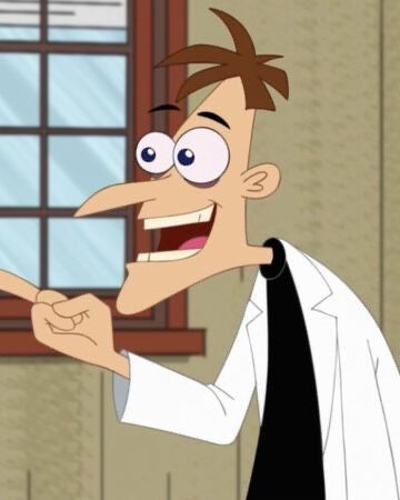 Создать мем: финес и ферб доктор фуфелшмерц, хайнц фуфелшмерц, dr heinz doofenshmirtz