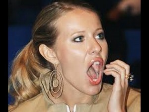 Создать мем: Ксения Собчак, фото собчак ксюшадь, собчак с открытым ртом