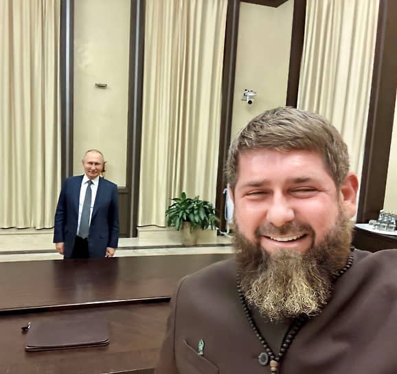 Create meme: kadyrov latest, beard, Ramzan Kadyrov, the head of Chechnya 