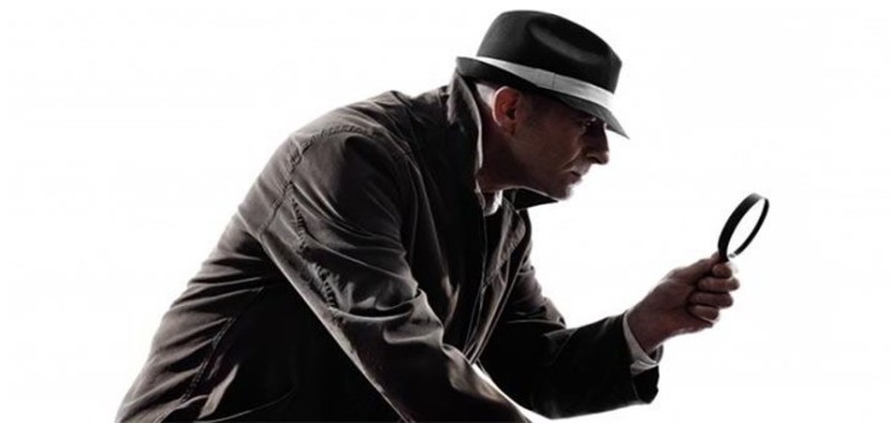 Create meme: A noir detective story, Detective Sherlock Holmes, Detective with a magnifying glass