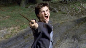 Create meme: Harry Potter casts a spell, Harry Potter Expecto patronum, Harry Potter