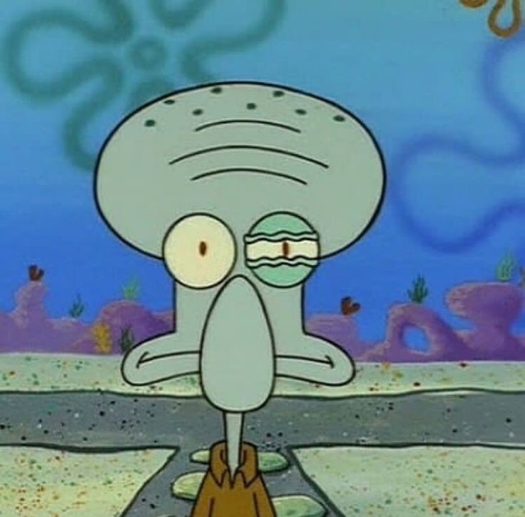 Create meme: squidward , nervous squidward, squidward from spongebob