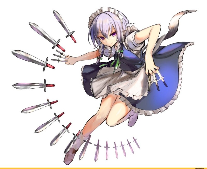 Create meme: sakuya izayoi, sakuya touhou, Sakuya Toho