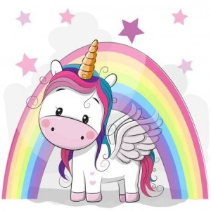 Create meme: a picture of a unicorn, cute cartoon unicorn, cute pictures of unicorns