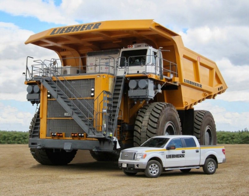 Create meme: mining truck, liebherr t282b dump truck, belaz-75710