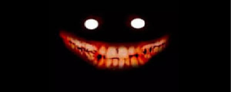 Create meme: scary screamer, bloody smile, scp 087