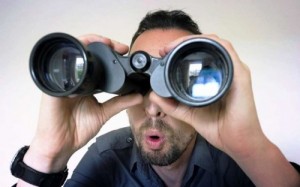 Create meme: video watching you, meme with binoculars, surveillance photos