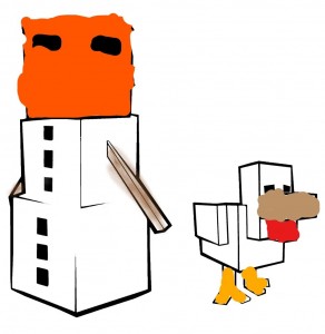 Создать мем: снежный голем, лего снежный голем, снеговик майнкрафт раскраска