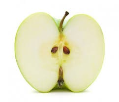 Создать мем: симметрия яблоко, половина яблока, яблоко фрукт