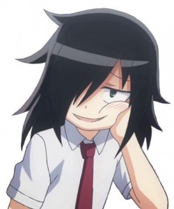 Create meme: watamote, s: Kuroki tomoko