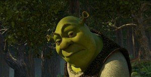 Create meme: Shrek TSE love, Shrek swamp, memes from Shrek with inscriptions