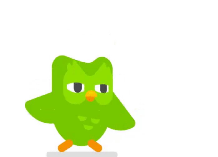 Create meme: owl duolingo, duolingo, owl duolingo