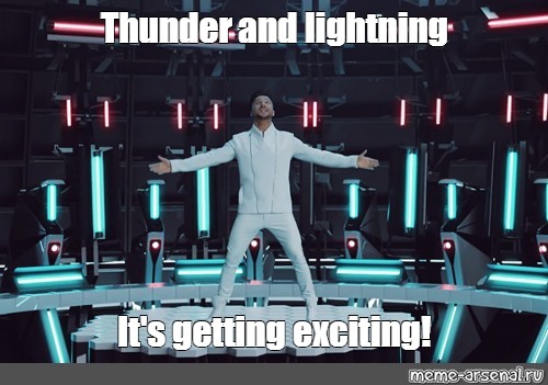 Esitellä 35+ imagen thunder and lightning its getting exciting