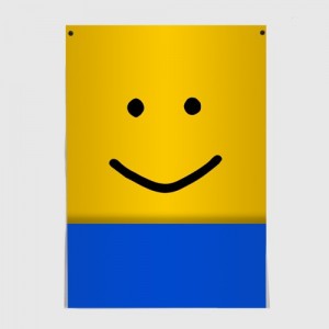 Create meme: smiley face on a yellow background, roblox noob, roblox noob face
