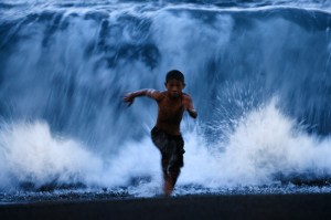 Create meme: runnin, surfing, the element of water
