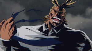 Создать мем: геройская академия 2, all might hero form, all might my hero academia