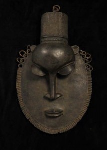 Создать мем: медная маска, маска из латуни, африканское искусство маски бауле