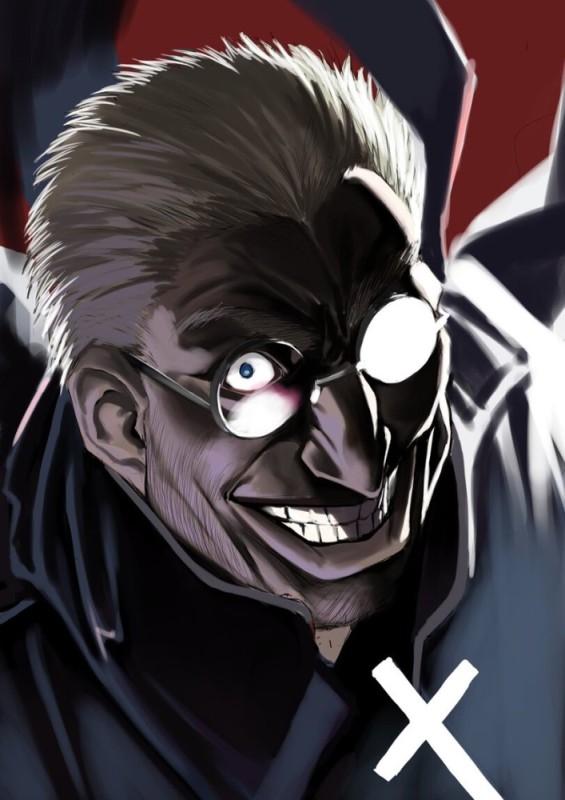 Create meme: Alexander Anderson Hellsing, Hellsing , alexander anderson art