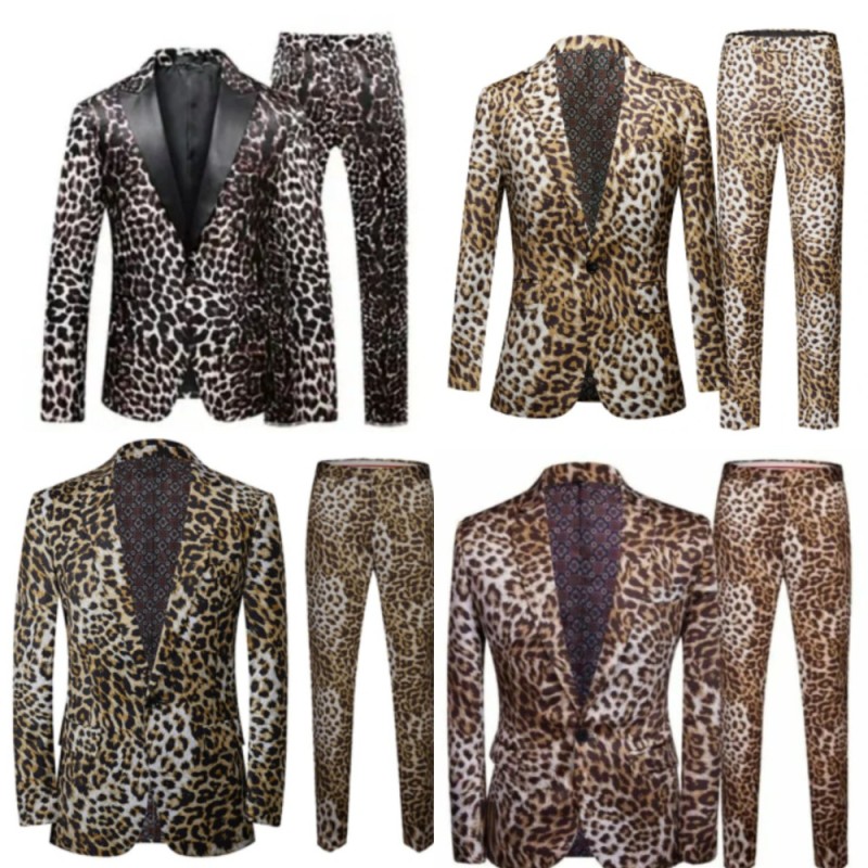 Create meme: men's leopard print jacket, men's leopard print suit, men's leopard blazer