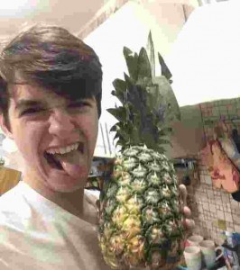 Create meme: pineapple, male, people