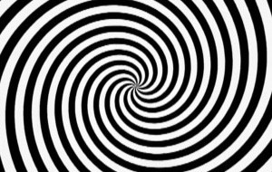 Create meme: optical illusion, illusion, spiral