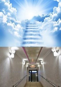 Создать мем: лестница в небеса, stairway to heaven, лестница в облака