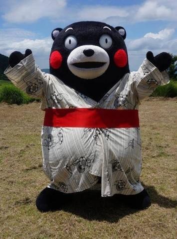 Создать мем: mascots in japan susaki, маскот медведь, кумамон