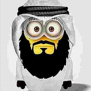 Create meme: cool minion, anonymous mask, minion