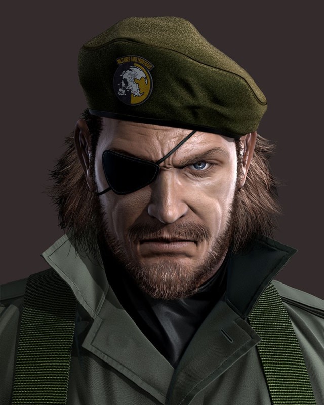 Create meme: solid snake and big boss, solid snake, solid snake salutes