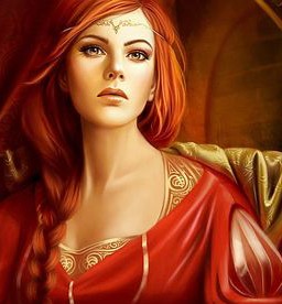 Создать мем: богиня покровительница с рыжими волосами, фэнтези девушки, девушка