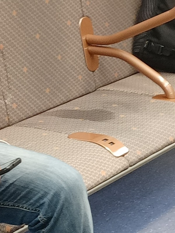 Create meme: fabric subway seats, vandal-proof subway seats, seat