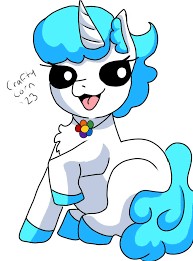 Create meme: pony , Sans Pony, thunder pony