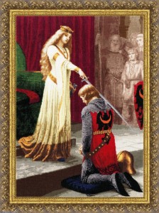 Create meme: embroidery knighting, tapestry knighting, cross stitch the Golden fleece knighting