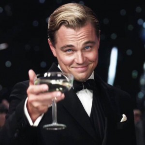 Create meme: Leonardo DiCaprio Gatsby, Leonardo DiCaprio, Leonardo DiCaprio with a glass of