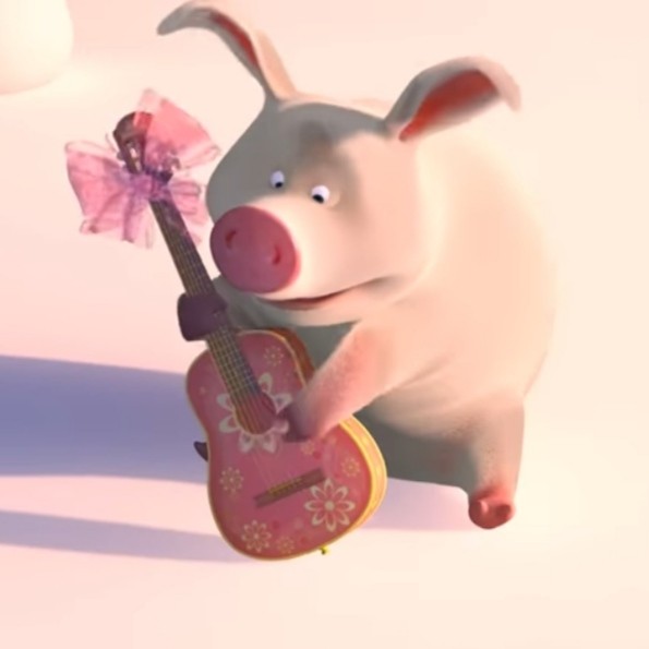 Create meme: the pig from the cartoon Masha and the bear, masha and the pig bear, The pig from Masha and the bear