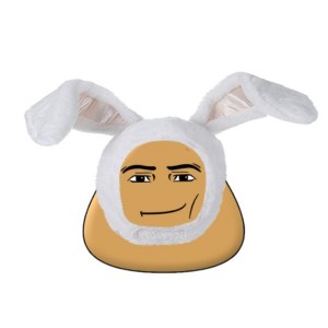 Создать мем: шапка с заячьими ушками, шапка-кролик с подвижными ушками, шапка с заячьими ушами