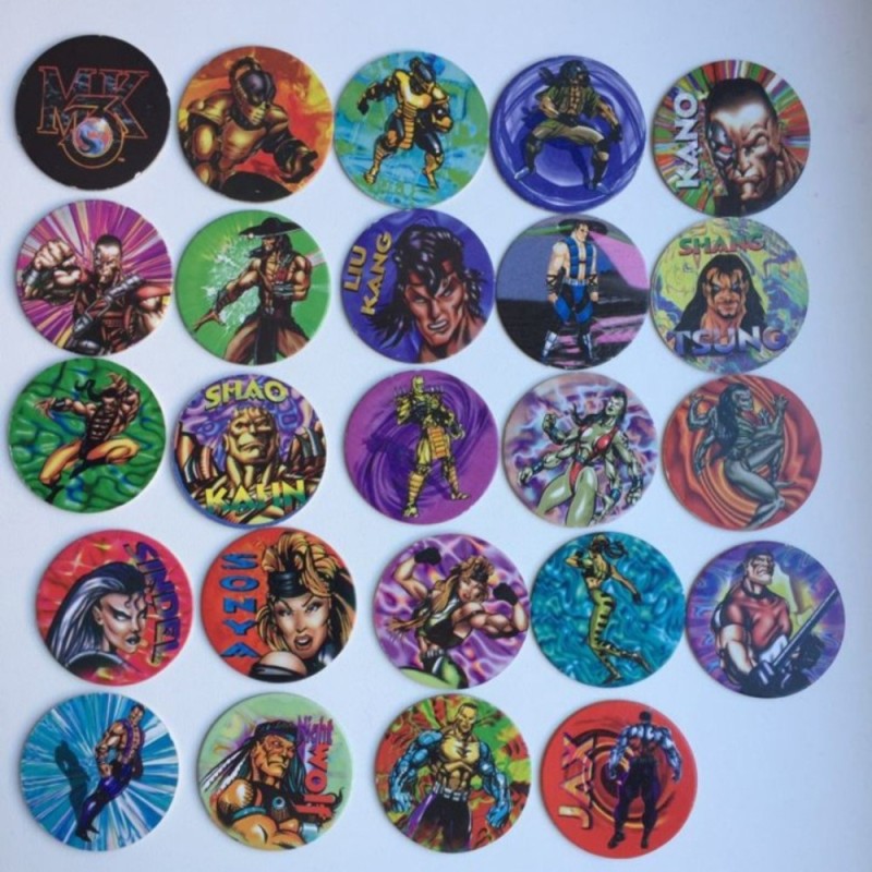 Create meme: chips caps mortal kombat, caps chips mortal kombat, chips mortal kombat collection