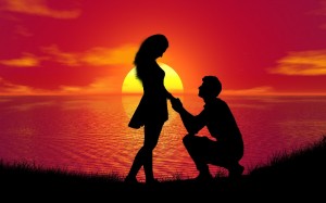 Create meme: sunset silhouette, silhouette couple in love, lovers at sunset