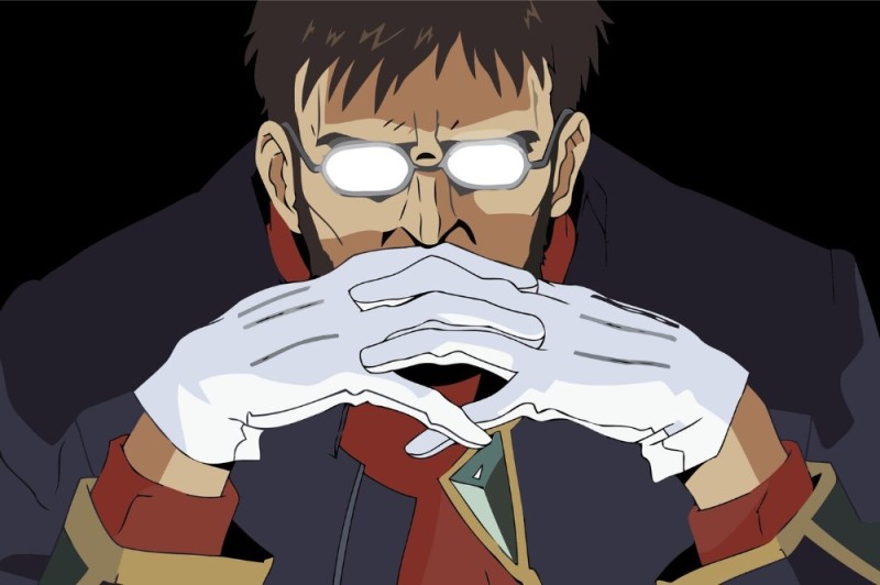 Create meme: gendo ikari evangelion, evangelion Gendo, gendo ikari