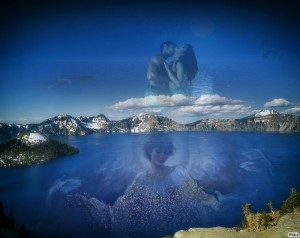 Create meme: the beauty of nature, crater lake, pictures of lake Baikal