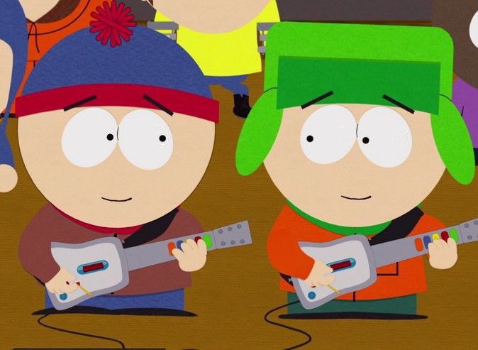 Create meme: Kyle Broflovski South Park, South Park guitars Hiro, Stan marsh south park